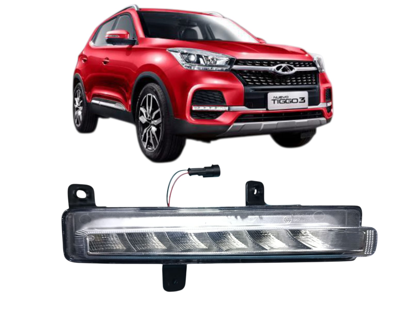 CHERY TIGGO 3 NEW NEBLINERO DEL RH /LUZ LED
